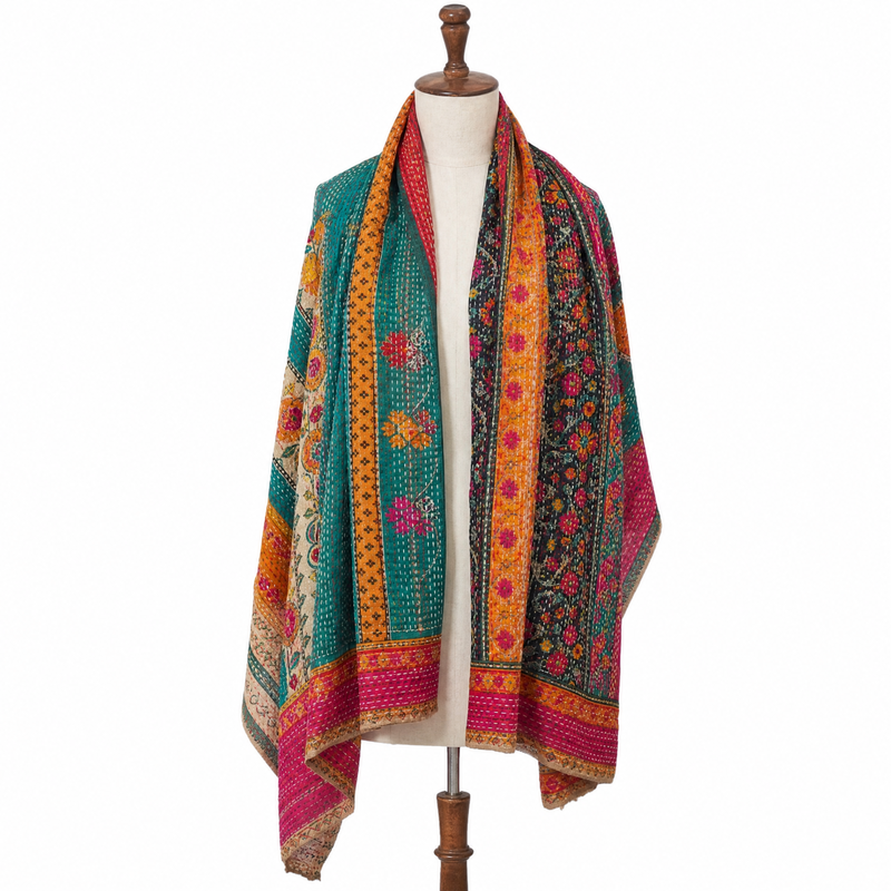 Kantha Stole