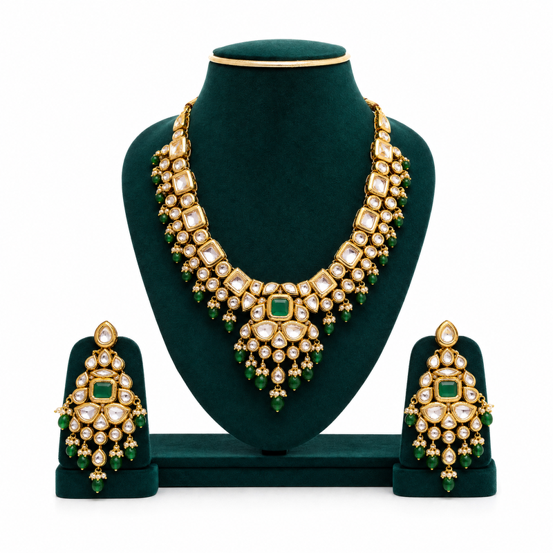 Kundan Jewellery Set